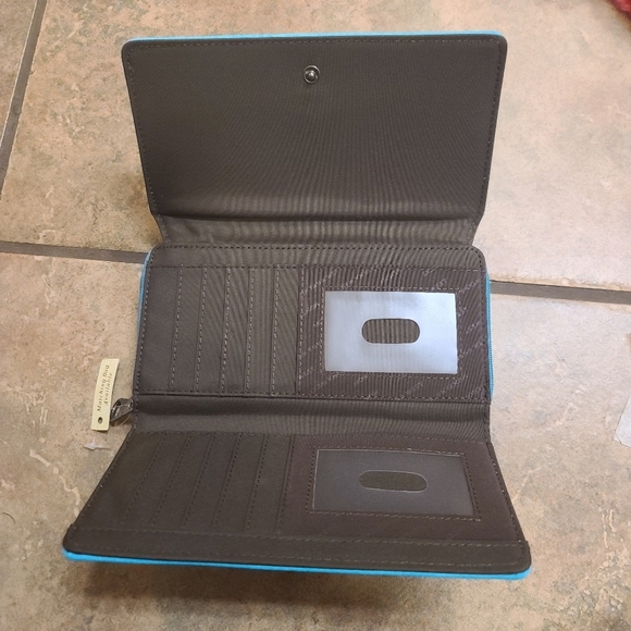 Montana West Concho Leather studded floral embroidered Wallet Western Boho NWT - Picture 8 of 12